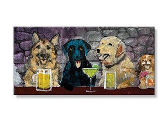 Service Dogs' Night Out At The Rock Room-Print