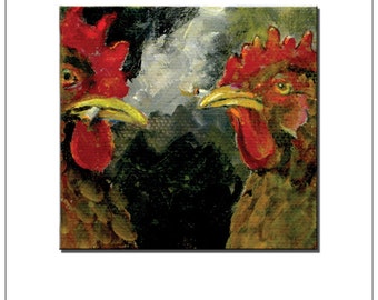 Smoked Chickens- Print