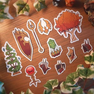 Pegatinas con temática de elfos de sangre y sin'dorei / World of Warcraft / Para diarios, fundas de teléfonos y portátiles.