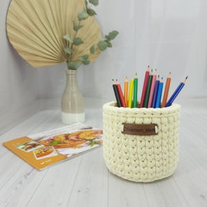 Pencil and Pen Storage Basket, Eyeglass Holder Stand, Basket for Medicines Storage, Organizer Basket for Home, Cute Gift, Packaged with Care