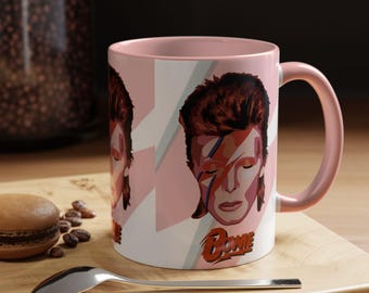 Tasse à café David Bowie, Aladdin Sane, cadeau pour les fans de musique