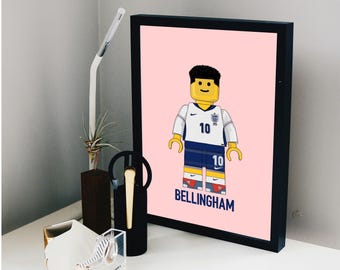 Jude Bellingham Minifigure Unique Soccer Player Gift