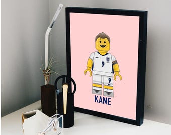 Harry Kane Minifigure - Unique Soccer Player Gift