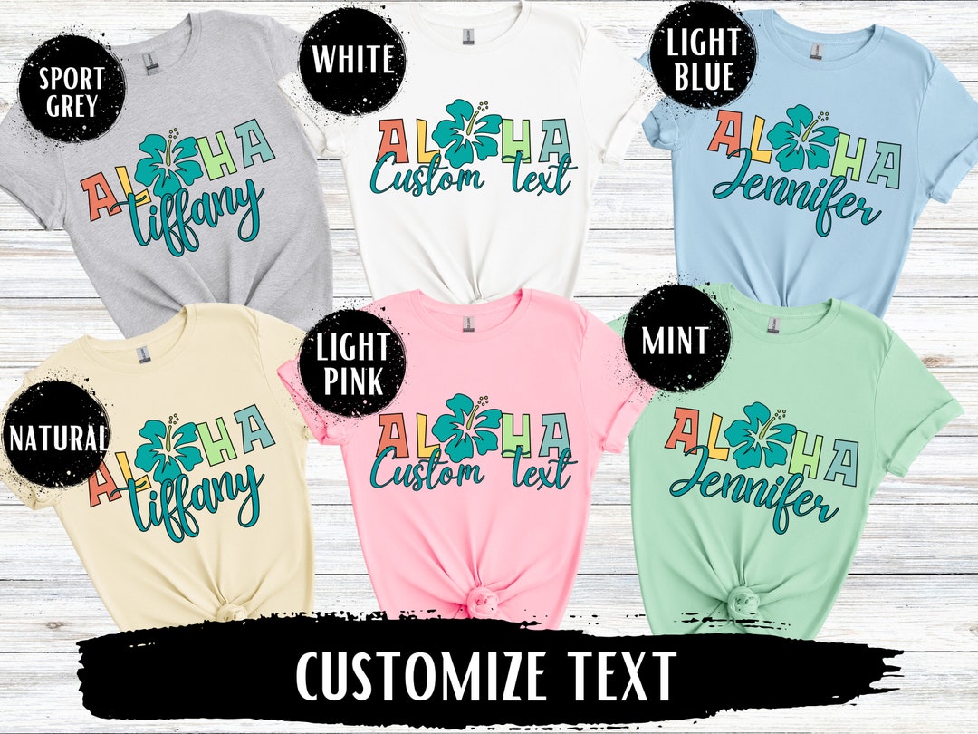 Custom Aloha Shirt, Matching Group Hawaii Cruise Shirts, Hibiscus ...