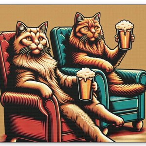 Canvas Art Design, Whimsical Cats