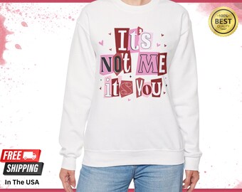 Funny Valentines Day Sweatshirt Crewneck Sweatshirt | Valentine Humor, Heart Illustration