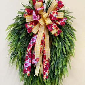 Bead grass Fall wreath | everyday beaded grass wreath | Wall Decor | Gift ideas mom her new home | summer wreath  | handmade | sawgrass bow