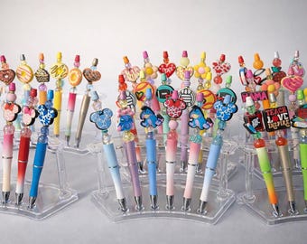 Mystery Beaded Pen – Surprise Design with Focus Beads – Fun Gift for Teachers, Coworkers, & Students