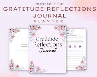 Printable Gratitude Journal - Cultivate Self-Love with Daily Gratitude Prompts
