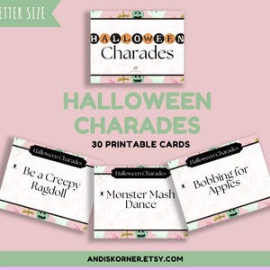 Halloween Charades Game | Halloween Games | Halloween Party Games | Halloween Charades for Kids