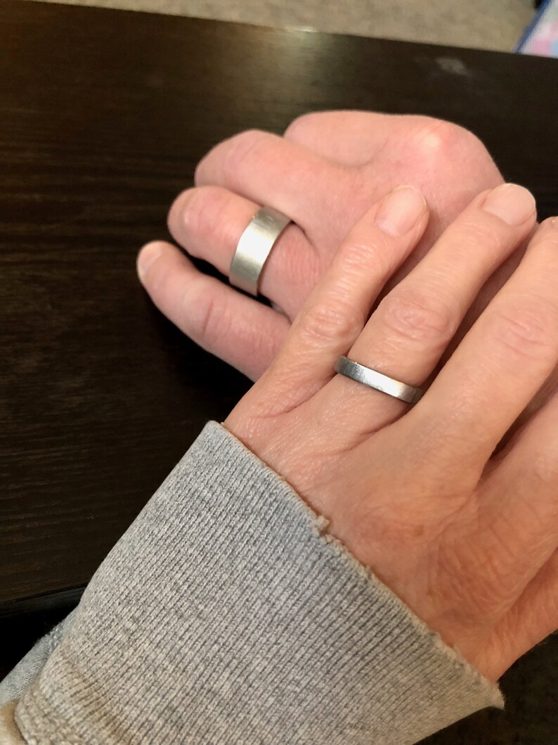 Beautiful Matching Ring Set Couple Rings Wedding Bands Etsy