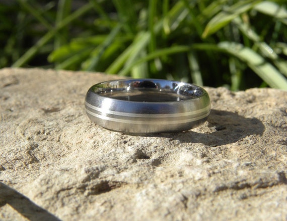 Titanium ring shop etsy