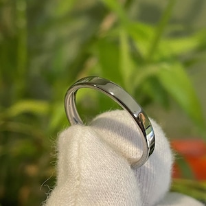 Low/Thin Flat Ring, Wedding Band, Simple, Minimal Jewelry, Solid Titanium