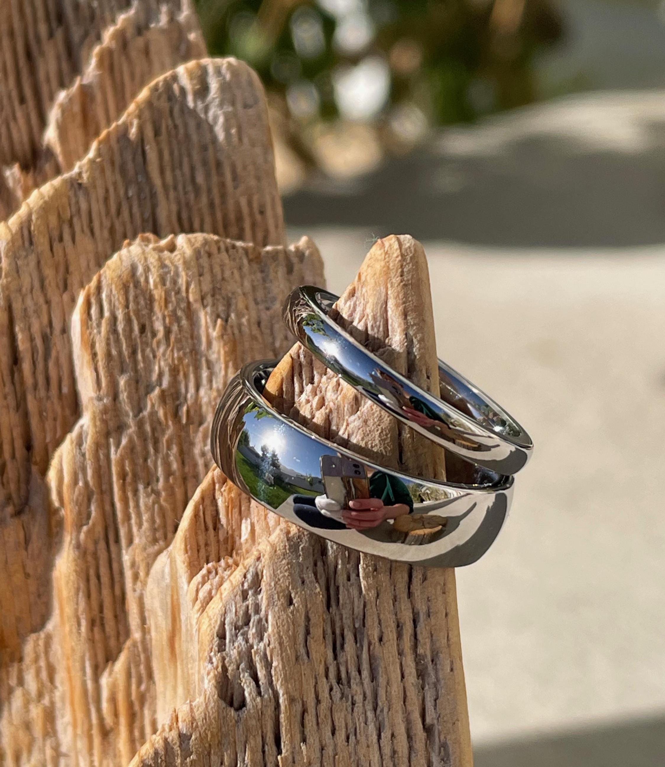 Titanium Ring Set Etsy Canada