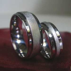 Matching Rings, Wedding Set, His and Hers Bands, Anniversary