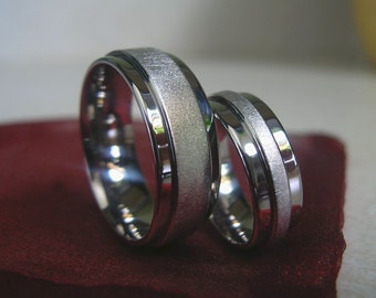 Matching Rings, Wedding Set, His and Hers Bands, Anniversary