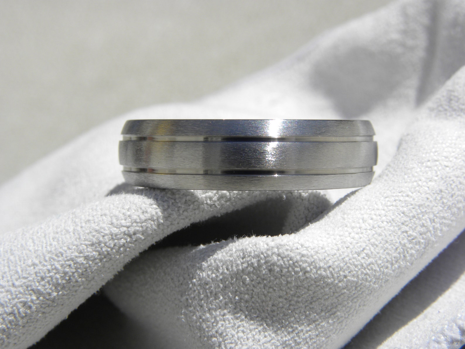 Titanium Mens Ring Wedding Band Anniversary Rings Etsy