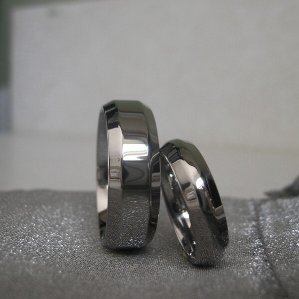 Titanium Ring SET Mens Womens Matching Bands