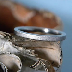 Ladies Jewelry, Titanium Band, Wedding Ring, Stackable