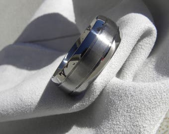 Modern Wedding Band, Ring, Mens Fashion, Made to Order