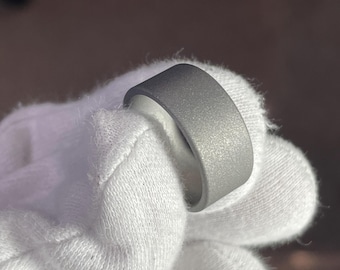 Fully Sandblasted Titanium Ring, Wedding Band, Mans, Mens, Ladies