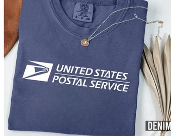 Comfort Colors USPS Postal Service T-Shirt, Rural Lifestyle Graphic Tee