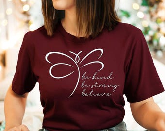 Inspirational Dragonfly T-shirt,Women's T-shirt,Gift for Daughter,   Gift for Mom, Gift for Friend, Dragonfly Tee, Women's Shirt