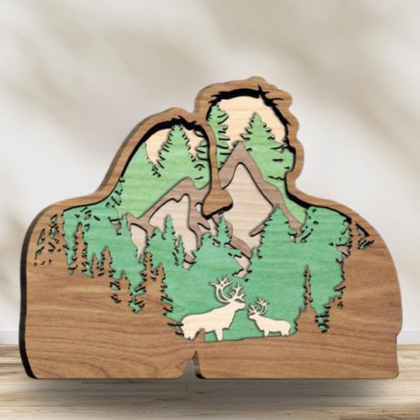 Multilayer Scene 9x Bundle 3D Multilayer Scene Wooden Engraved Laser Cut File, 2025 ...