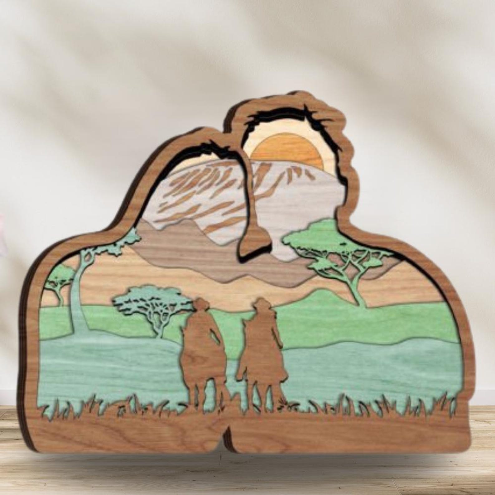 Multilayer Scene 9x Bundle 3D Multilayer Scene Wooden Engraved Laser Cut File, 2025 ...