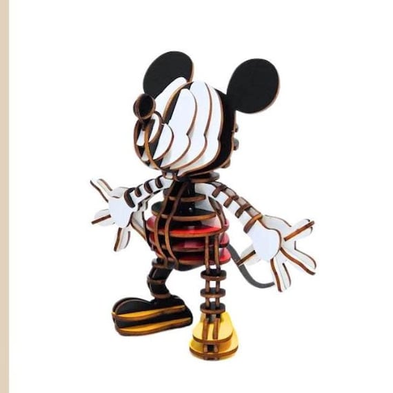 mickey mouse Be Puzzled Black 3D Puzzles