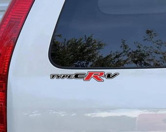 Honda CR-V Sticker Type R -Inspired Decal Badge