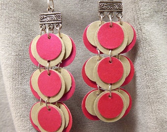 Paper earrings from beccasblend