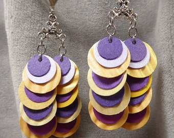 Paper earrings from beccasblend