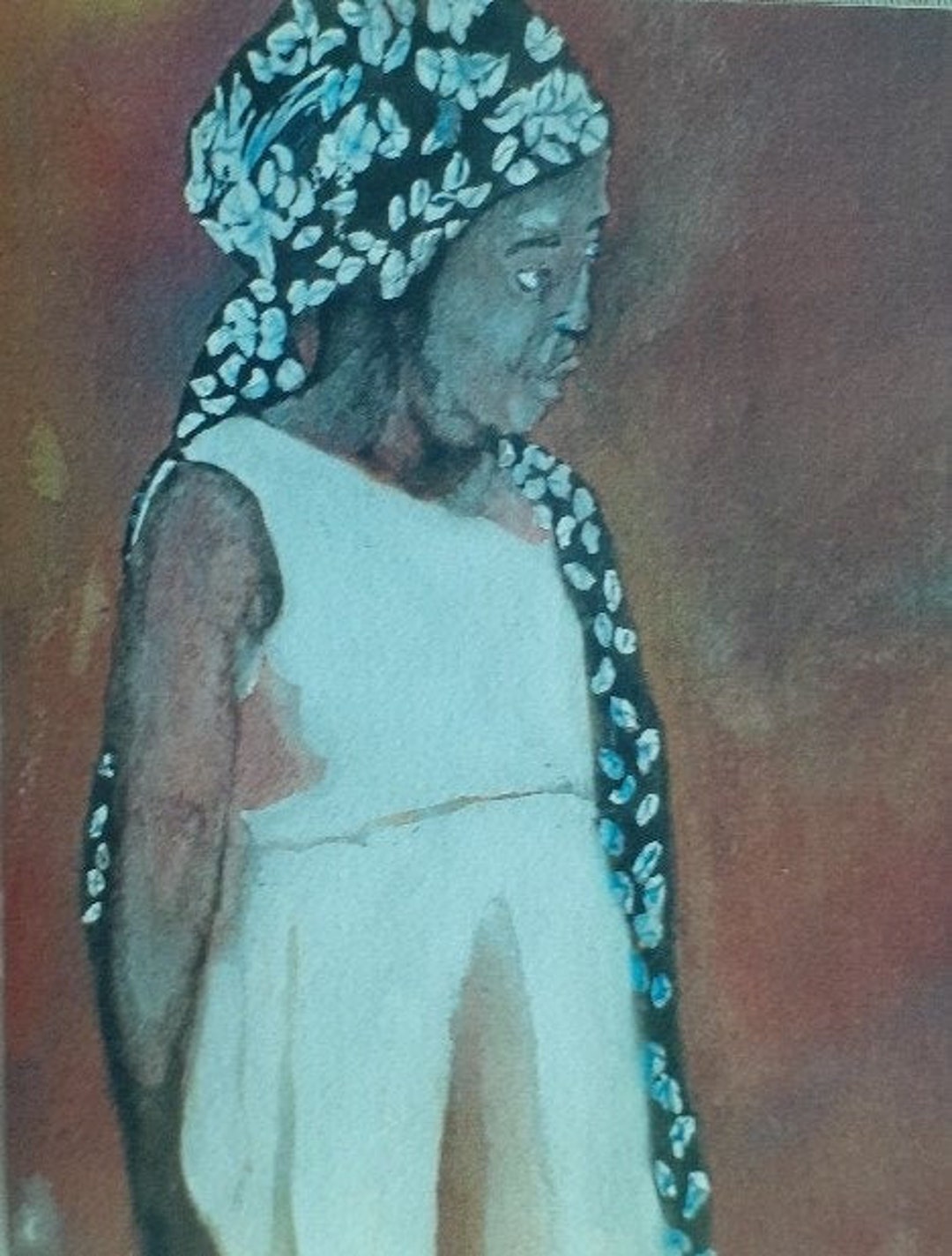 African Girl Note Cards, Black Girl Note Cards, Blank Note Cards, 6 ...