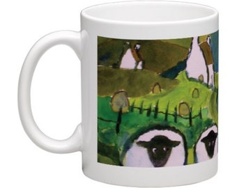 Irish Countryside Mug, Ireland Mug, Irish Scene Mug, Irish Friend Gift, Irishman Gift, Gift for Him, Gift for Her, Irish Birthday Gift