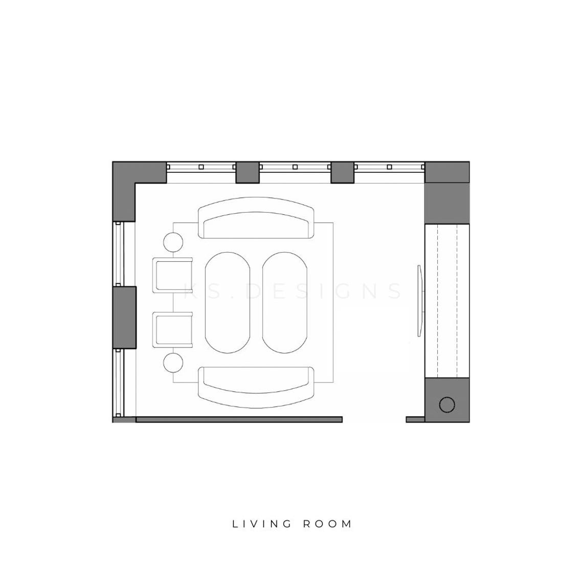 Custom Furniture Plan Layout - Etsy