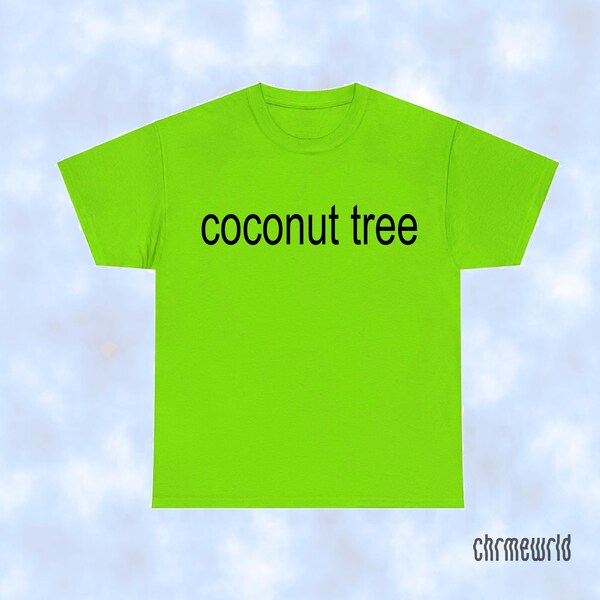 Coconut Tree Tee Shirt - Etsy