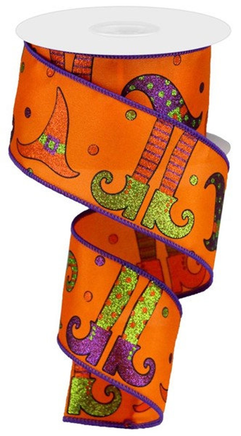 Halloween wired ribbon halloween ribbon Etsy