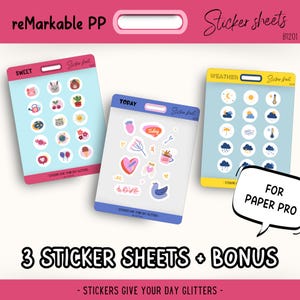 Custom Stickers for reMarkable Paper Pro | Shapes and Visuals to Create Stickers for reMarkable Pro | reMarkable templates | reMarkable Pro