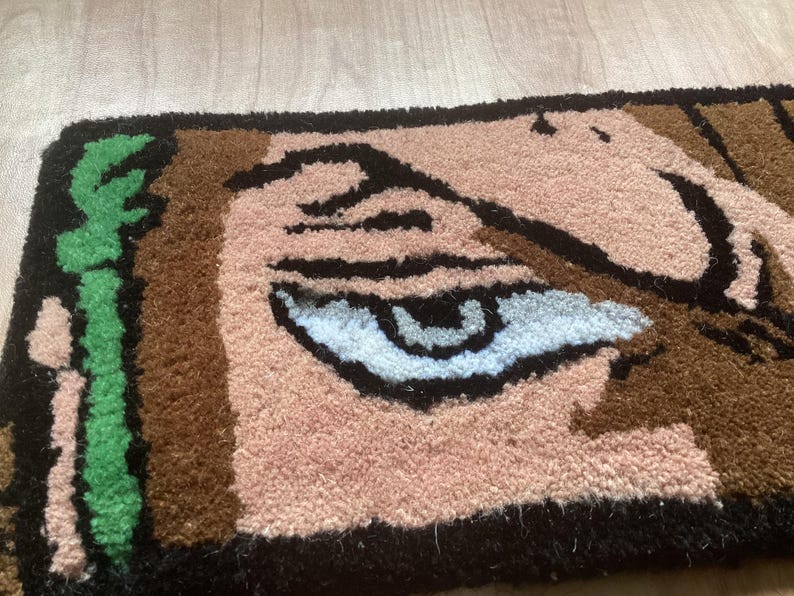 Zoro Eye Keyboard Rug Inspired by one Piece Anime. 1.6x0.6 feet Made by ...