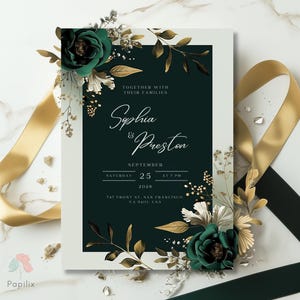 Luxury Floral Botanical Design for Your Special Day