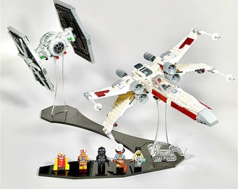 Espositore per il set LEGO® 75393 TIE Fighter e X-Wing Mash-up