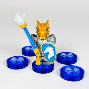 Wielokolorowe stojaki na minifigurki do gier „Brilliant Sliders” 5 sztuk na minifigurki Lego