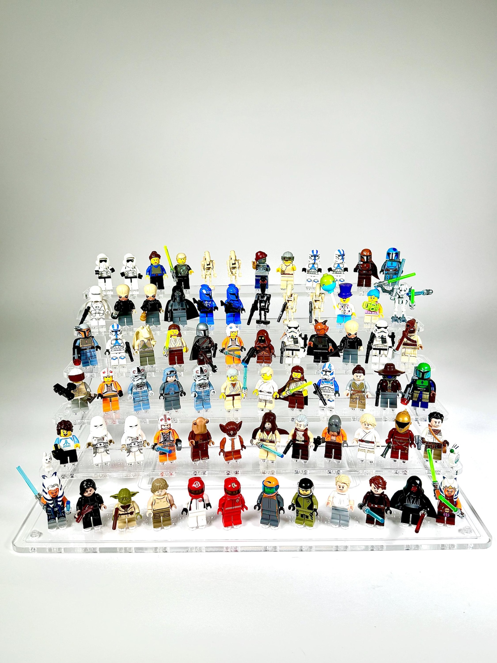 Display Stand for LEGO® Minifigures - 72-figure Clear Acrylic Stand - Etsy