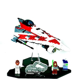 Display Stand designed for LEGO® Star Wars Jedi Bob&#39;s Starfighter 75388