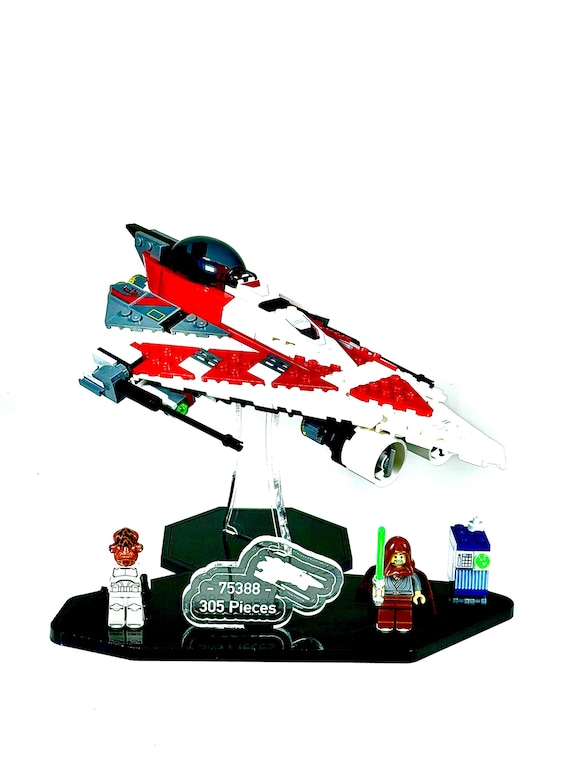 Display Stand Designed for LEGO® Star Wars Jedi Bob's Starfighter