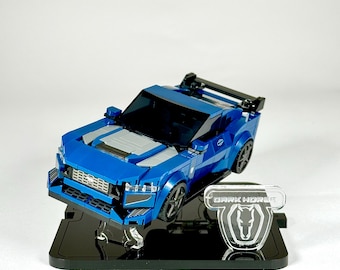 Display Stand for LEGO® Ford Mustang Dark Horse Sports Car Set# 76920