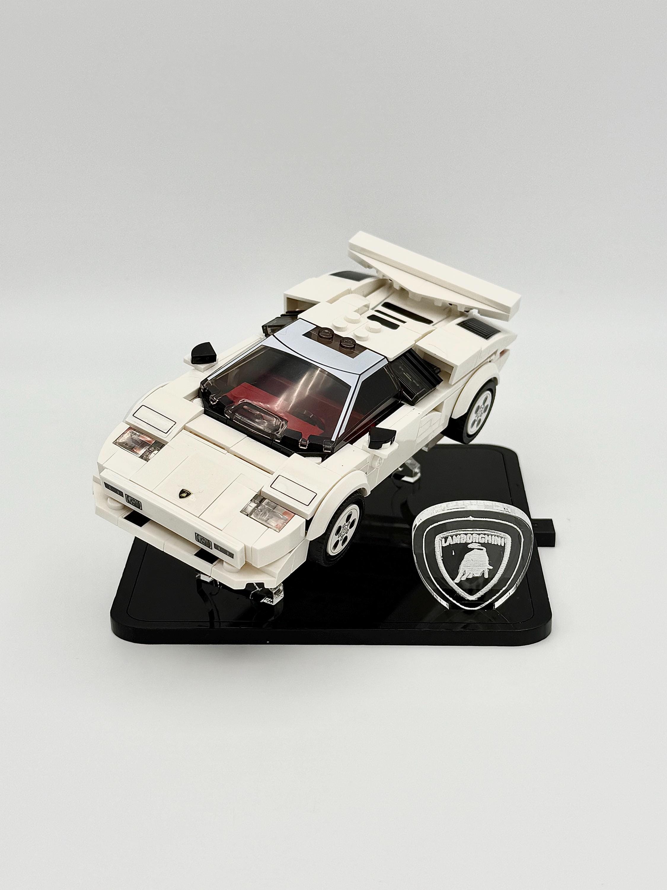 Display Stand for LEGO® Speed Champions Lamborghini Countach Set