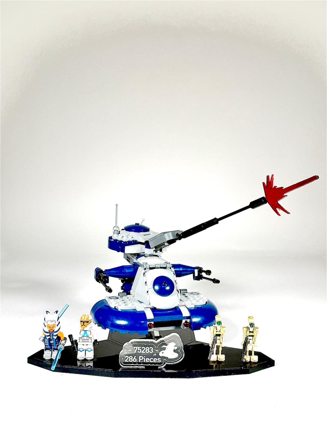 Sonoran Display and Play Stand for LEGO® Set 75283 – Armored