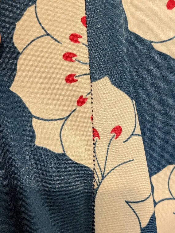 Vintage 1960s MOD Flower Print Swimsuit Robby Len… - image 4
